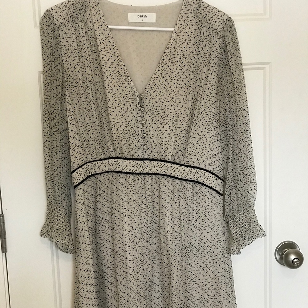 ba&sh polka dot dress